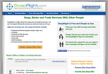 Internet Barter Startup: SwapRight.com