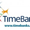 Timebanks on the Rise TimeBanks Clock Logo