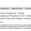 IRS Declares Bitcoin to be Property, Not Currency IRS Virtual Currency Guidance _ Virtual Currency Is Treated as Property for U.S. Federal Tax Purposes; General Rules for Property Transactions Apply